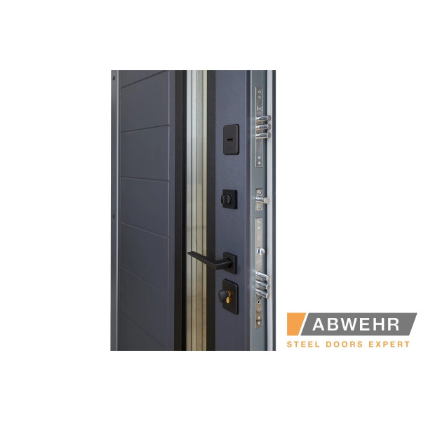 Входные двери Abwehr модель Ufo серая