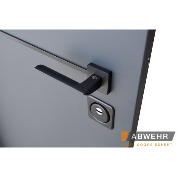 Входные двери Abwehr модель Solid антрацит