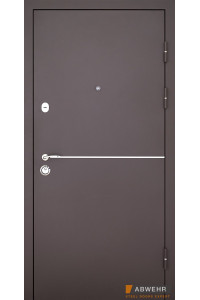 Входные двери Abwehr модель Solid коричневая