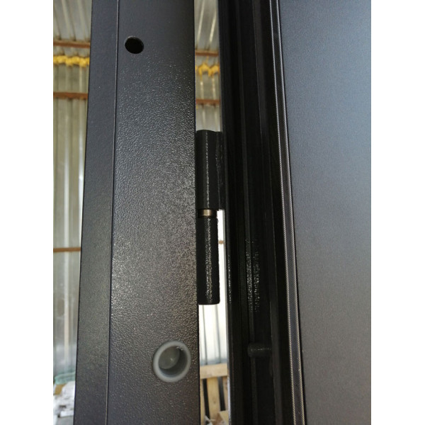 Входные двери Redfort модель Метал-МДФ со стеклопакетом