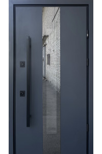 Входные двери Страж модель Vega Maxi антрацит